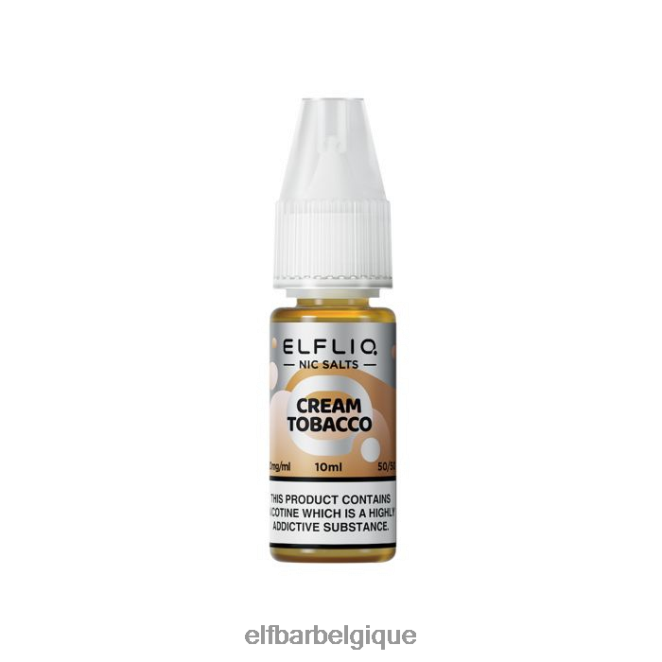 elfbar elfliq crème tabac sels de nic -10ml-10 mg/ml 02H4PX211