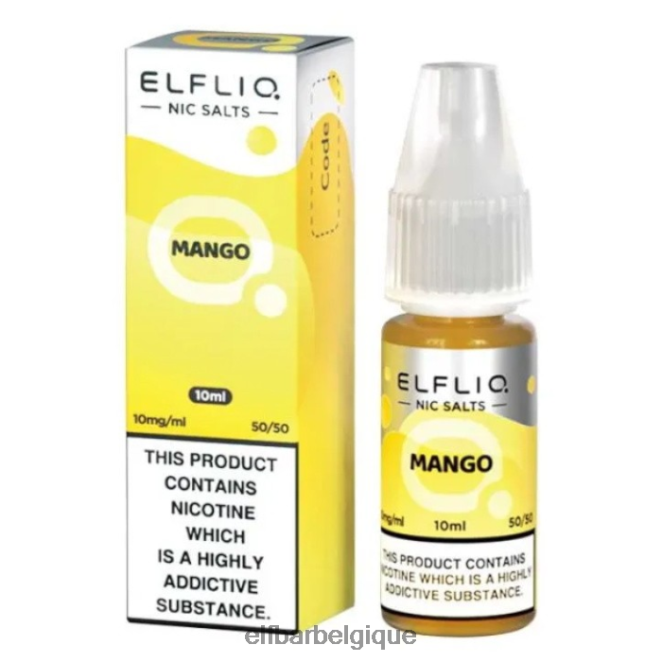 elfbar elfliq sels de nic - mangue - 10ml-10 mg/ml 02H4PX188