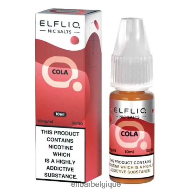 elfbar elfliq sels de nicotine - cola - 10ml-10 mg/ml 02H4PX194