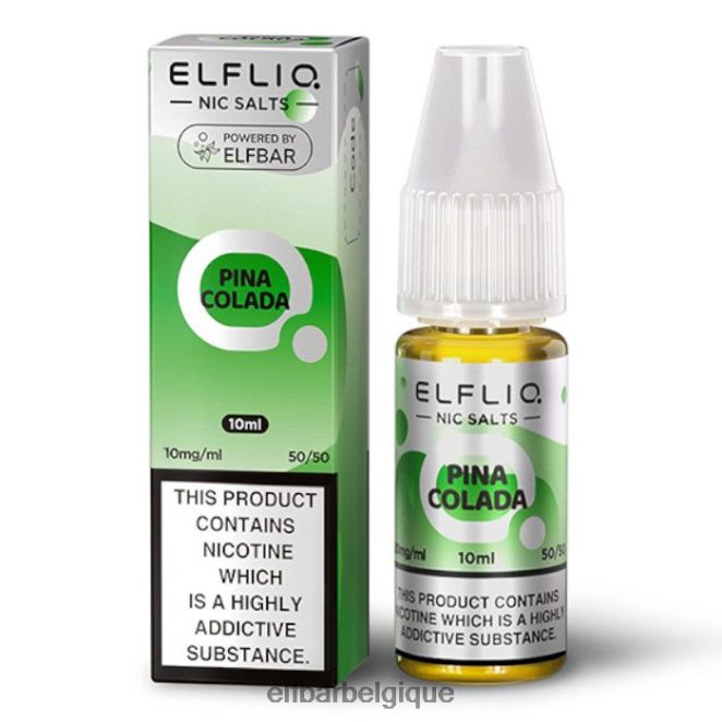 sels de nic elfbar elfliq - pina colada - 10 ml-10 mg/ml 02H4PX175