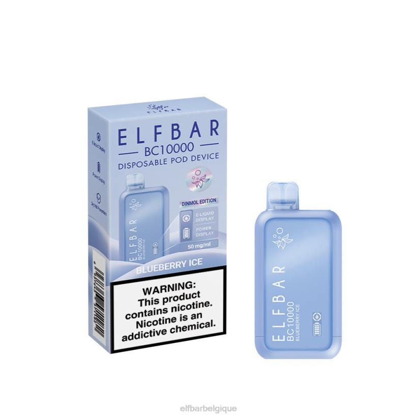 ELFBAR meilleure saveur vape jetable bc10000 meilleure vente F6JP13 glace aux myrtilles